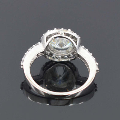 Stunning Off White Diamond Designer Ring with White Accents, Latest Collection & Great Sparkle ! Ideal For Birthday Gift, 1.65 Ct Certified Diamond! - ZeeDiamonds