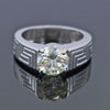 1.90 Ct Amazing Off White Diamond Solitaire Ring, Very Elegant & Great Sparkle ! Ideal For Birthday Gift, Certified Diamond!