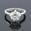 1.80 Ct Very Elegant Off White Diamond Solitaire Ring, Very Elegant & Great Sparkle ! Ideal For Birthday Gift, Certified Diamond!