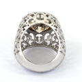 RARE & Huge 10 Ct Champagne Diamond Ring. Amazing Shine & Luster WATCH VIDEO - ZeeDiamonds