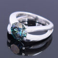 Very Elegant 2.70 Carat Certified Blue Diamond Solitaire Ring. Unisex Collection & Great Shine! Gift For Wedding/Birthday - ZeeDiamonds