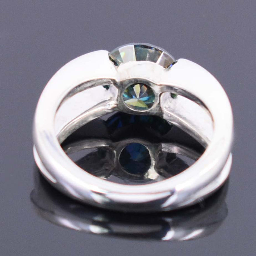 Very Elegant 2.70 Carat Certified Blue Diamond Solitaire Ring. Unisex Collection & Great Shine! Gift For Wedding/Birthday - ZeeDiamonds