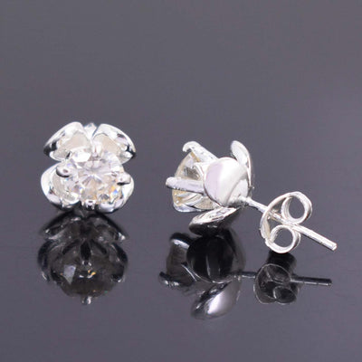 AAA Quality 2.00 Ct Beautiful Off-White Diamond Solitaire Studs. Ideal Gift for Anniversary, Birthday - ZeeDiamonds