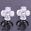 AAA Quality 2.00 Ct Beautiful Off-White Diamond Solitaire Studs. Ideal Gift for Anniversary, Birthday - ZeeDiamonds