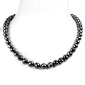 9 mm Derek Jeter Black Diamond Men Necklace-Great Shine & Luster.Certified. - ZeeDiamonds