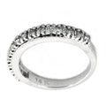Black Diamond with 20 White Accents Band Ring in Sterling Silver For Women's Gift, - ZeeDiamonds