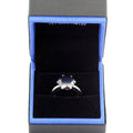 3-5 Cts Round Brilliant Cut Black Diamond Solitaire Ring In 925 Silver - ZeeDiamonds