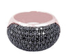2 Cts Black Diamond Solitaire Fancy Ring In Rose Gold Finish - ZeeDiamonds