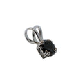 2.5 Ct Black Diamond Pendant In 925 Sterling Silver - ZeeDiamonds