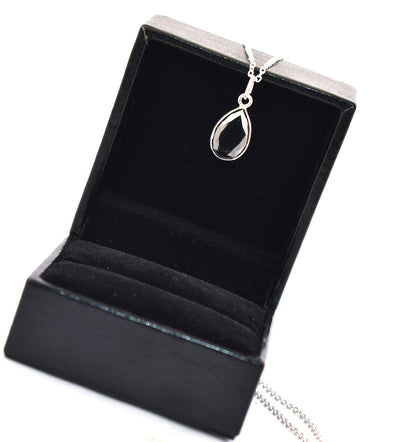 2.78 Ct AAA Certified Black Diamond Pendant Chain Necklace,Gift For Her,Necklace - ZeeDiamonds