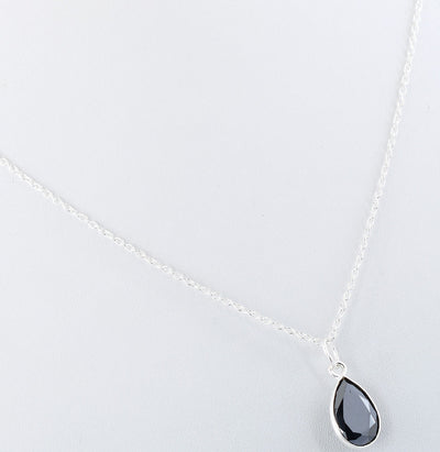 2.78 Ct AAA Certified Black Diamond Pendant Chain Necklace,Gift For Her,Necklace - ZeeDiamonds