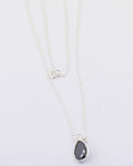 2.78 Ct AAA Certified Black Diamond Pendant Chain Necklace,Gift For Her,Necklace - ZeeDiamonds