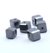 7 mm-8 mm Black Diamond Drilled Cube Shape Beads - AAA Quality - ZeeDiamonds