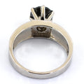 2-5 Ct Round Brilliant Cut Black Diamond Solitaire Engagement Ring - ZeeDiamonds