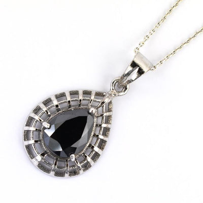 3-5 Ct, AAA Certified Black Diamond Pendant, Great Shine & Luster - ZeeDiamonds