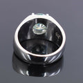 Certified 2.70 Ct Off White Diamond Men's Ring in 925 Silver, Great Design & Fire, Gift For Wedding/Birthday - ZeeDiamonds