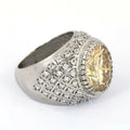 RARE 17.90 Ct Champagne Diamond Heavy Ring With Diamonds Accents, Great Shine & Luster WATCH VIDEO - ZeeDiamonds