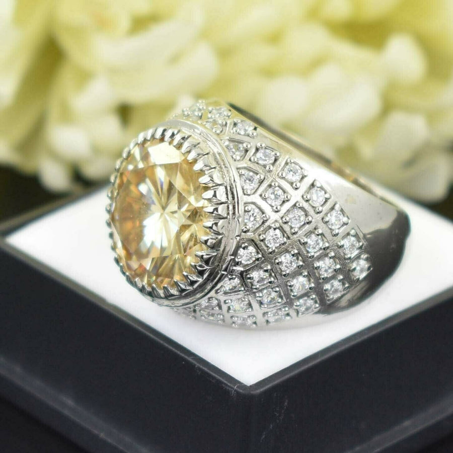 Blingbling Gold & Silver CZ Diamond Rings Stunning Wedding Jewelry For Men  & Women From Bgvvcf, $20.11 | DHgate.Com