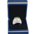 RARE 17.90 Ct Champagne Diamond Heavy Ring With Diamonds Accents, Great Shine & Luster WATCH VIDEO - ZeeDiamonds