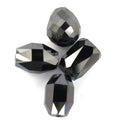 9-6 mm Lots of Black Diamond Beads 100% Certified 14Kt, For Jewelry Making - ZeeDiamonds