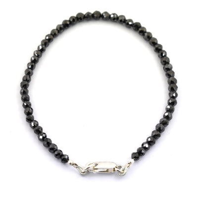 14 Cts Certified  Black Diamond Bracelet- Great Sparkle - ZeeDiamonds