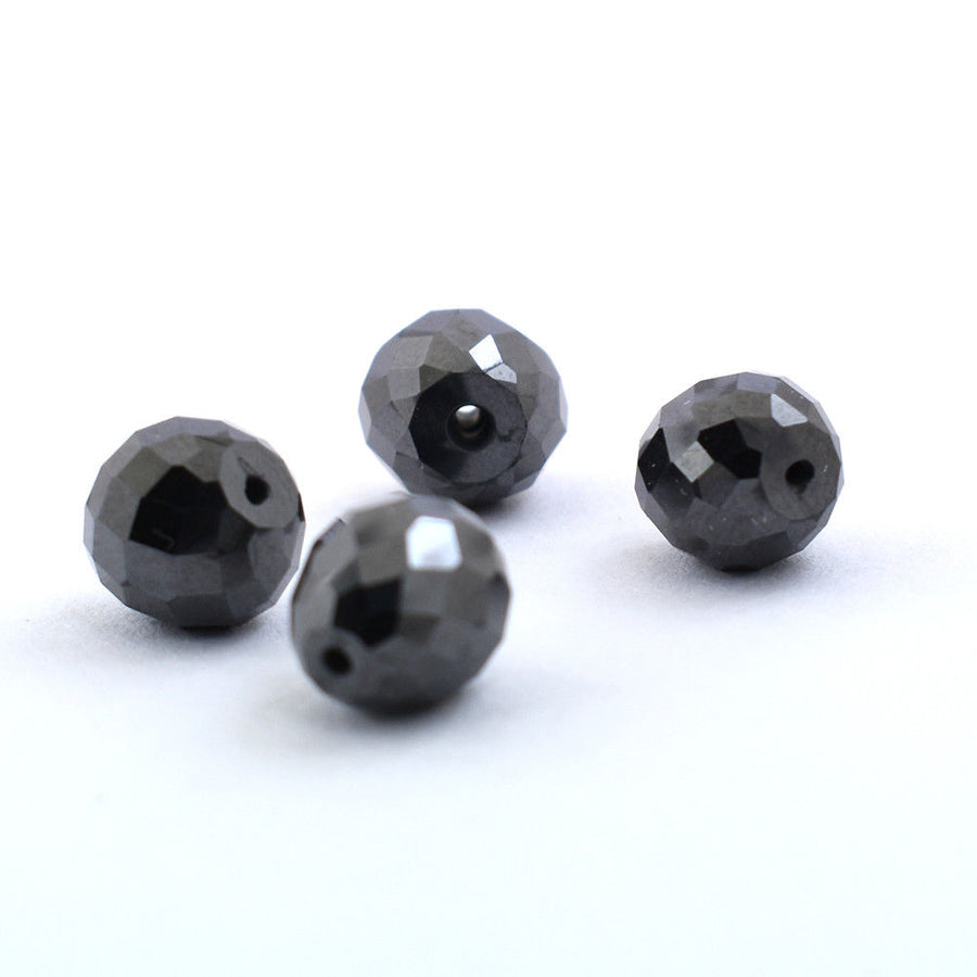 Fancy Cut Black Diamond Beads - AAA Quality-16.5 Carats - ZeeDiamonds