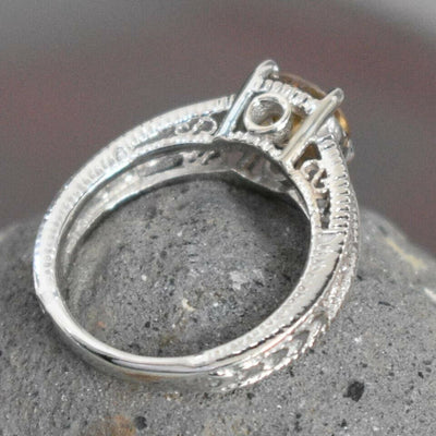 1.50 Carat Champagne Diamond Ring With Accents. Lovely Gift for Wife WATCH VIDEO - ZeeDiamonds