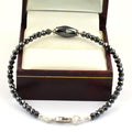 20 Cts Certified Drum Cut Black Diamond 925 Sterling Silver Bracelet - ZeeDiamonds