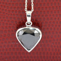 5 Ct Certified Black Diamond Pendant in 925 Sterling Silver - ZeeDiamonds