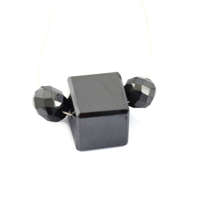 Black Diamond Beads 3 Pcs 8 Carats 100% Certified, Great Shine - ZeeDiamonds