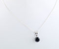 2.9 Ct Black Diamond Solitaire Designer Pendant, Anniversary Gift - ZeeDiamonds