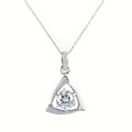 Designer 3 Ct Off White Diamond Pendant in 925 Silver with Prong Setting, Great Shine & Luster! Certified Diamond! Gift For Birthday/Wedding! - ZeeDiamonds