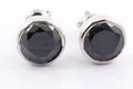 3.00 Ct AAA Certified Black Diamond Solitaire Studs - ZeeDiamonds