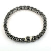 AAA Certified 5 mm Black Diamond Tennis Bracelet in 925 Sterling Silver. Ideal Gift for Birthday, Anniversary