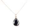 4.5 Ct Certified Black Diamond Solitaire Pendant In Bezel Setting - ZeeDiamonds