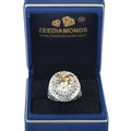 12.40 Ct Champagne Diamond Solitaire Ring, Vintage Design & Shine- WATCH VIDEO - ZeeDiamonds