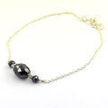 8.75 Cts Brilliant Cut Black Diamond Chain Bracelet - ZeeDiamonds