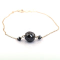 Round Cut Black Diamond Chain Bracelet 9.00 Carats Beautiful Elegant Look! - ZeeDiamonds