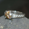 1.50 Carat Champagne Diamond Ring With Accents. Lovely Gift for Wife WATCH VIDEO - ZeeDiamonds