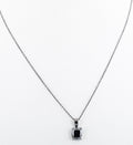 3 Ct Certified Black Diamond Cushion Cut Pendant, Excellent Shine & Luster - ZeeDiamonds