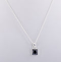 2.5 Ct AAA Quality Certified Black Diamond Pendant Chain Necklace, Birthday Gift - ZeeDiamonds