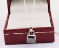2.5 Ct AAA Quality Certified Black Diamond Pendant Chain Necklace, Birthday Gift - ZeeDiamonds