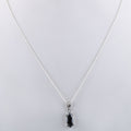 3 Ct Marquise Shape Certified Black Diamond Pendant, Great Shine & Luster - ZeeDiamonds