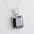 3.80 Carats AAA Certified Black Diamond Pendant.Great Shine And Brilliant Cut! - ZeeDiamonds