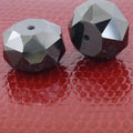 19 Ct Black Diamond Beads 100% Certified Excellent Cut & Luster - ZeeDiamonds