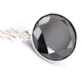 4.50 Ct AAA Certified Black Diamond Pendant Chain Necklace, Elegant Jewelry. - ZeeDiamonds