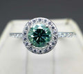 Gorgeous 3.40 Ct Blue Diamond Ring With Diamond Accents, Beautiful Latest Design & Great Sparkle! Ideal For Anniversary Gift, Certified Diamond! - ZeeDiamonds