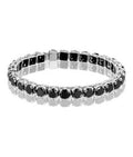 5 mm Black Diamond Tennis Bracelet in Sterling Silver - ZeeDiamonds