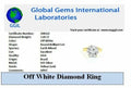 Beautiful Certified 3.85 Ct Off White Diamond Ring in 925 Silver, Great Shine & Fire, Gift For Wedding/Birthday - ZeeDiamonds