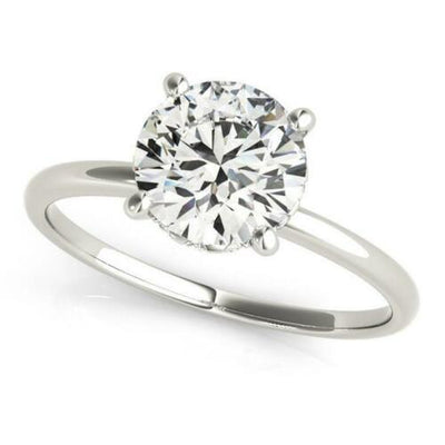 Certified 3.35 Ct Off White Diamond Ring in 925 Silver with Accents, Excellent Cut & Great Shine, Gift For Wedding/Birthday - ZeeDiamonds